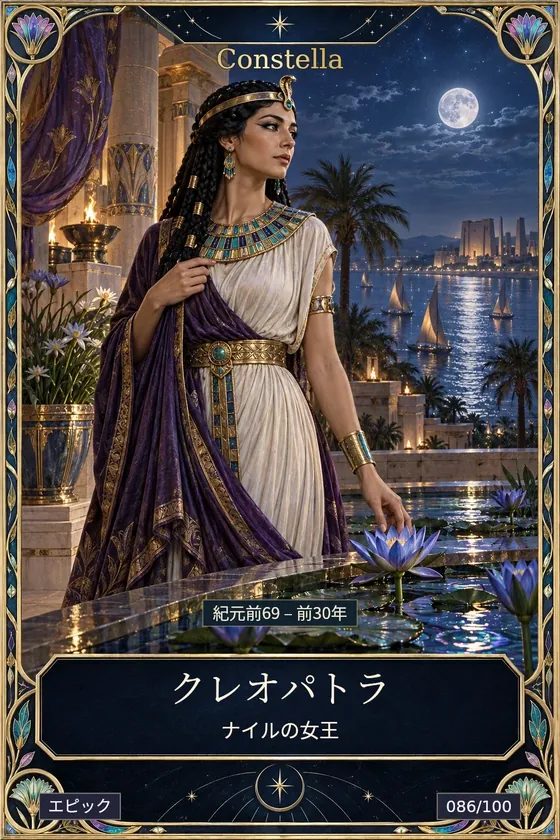 クレオパトラのカード（ナイルの女王、エピック）
