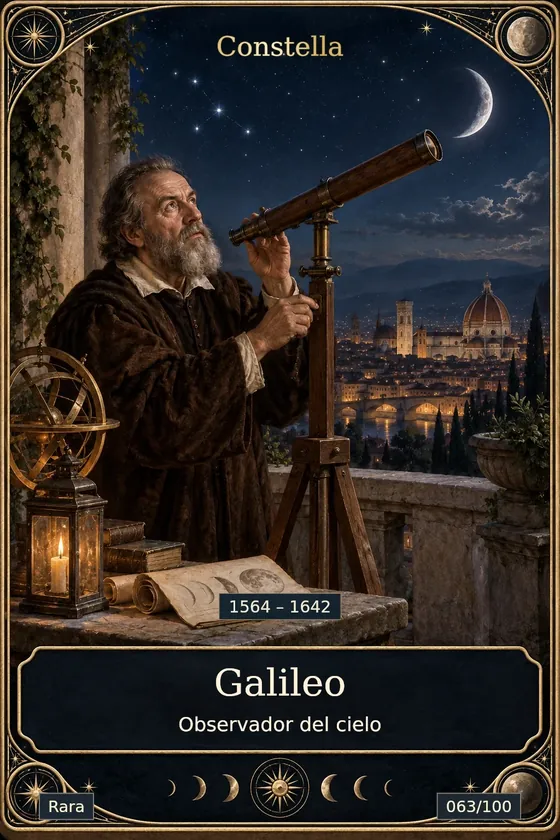 Carta Galileo, Observador del cielo, rareza Rara
