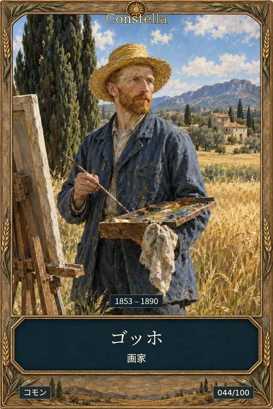 ゴッホのカード（画家、コモン）